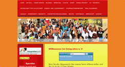 Desktop Screenshot of integration-ev.com